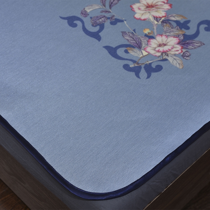 91家纺网 家纺一手货源 找家纺  芃成家纺 2020新款冰丝凉席 花好月圆