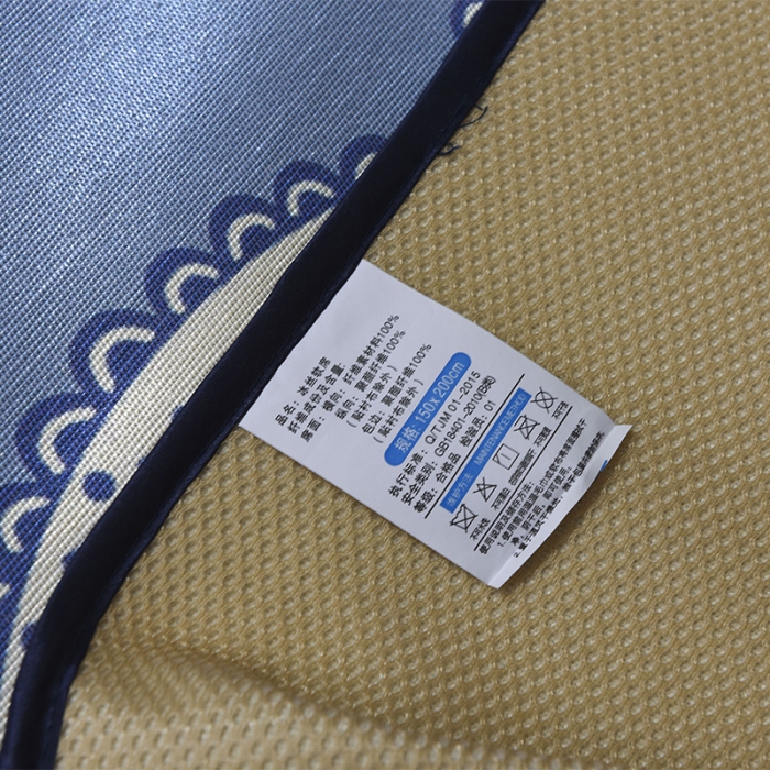 91家纺网 家纺一手货源 找家纺  芃成家纺 2020新款冰丝凉席 花间意