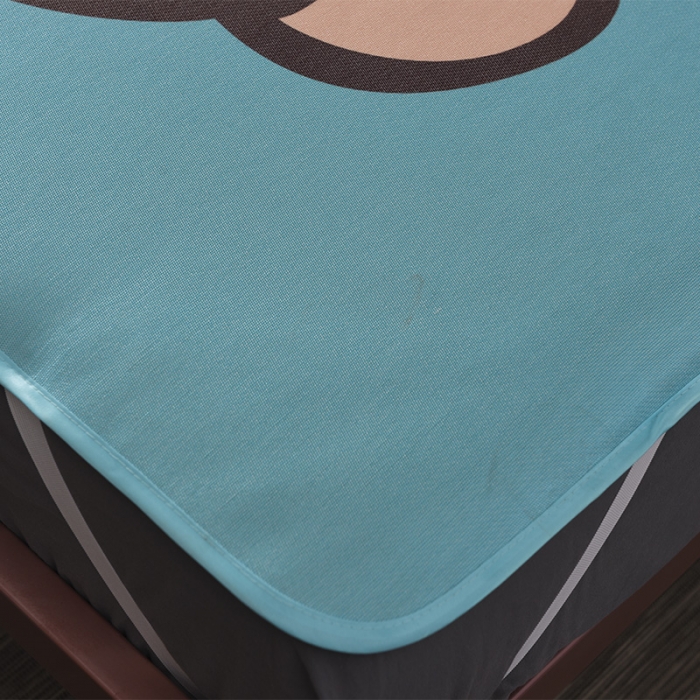 91家纺网 家纺一手货源 找家纺  芃成家纺 2020新款冰丝凉席 欢乐猴