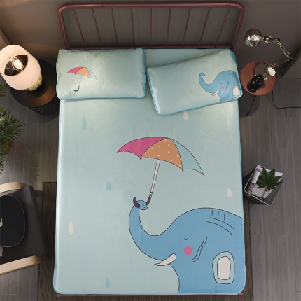  芃成家纺 2020新款冰丝凉席 可爱小象