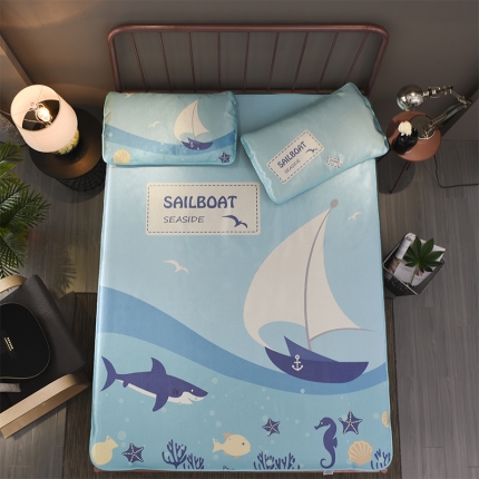 91家纺网 家纺一手货源 找家纺 （总）芃成家纺 2020新款冰丝凉席