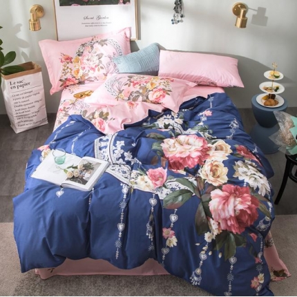 芃成家纺 2020全棉13372平网四件套 三生三世