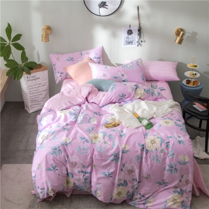 91家纺网 家纺一手货源 找家纺 （总）芃成家纺 2020全棉133X72圆网四件套