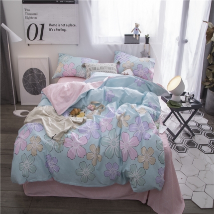 91家纺网 家纺一手货源 找家纺 （总）芃成家纺 2020全棉133X72圆网四件套