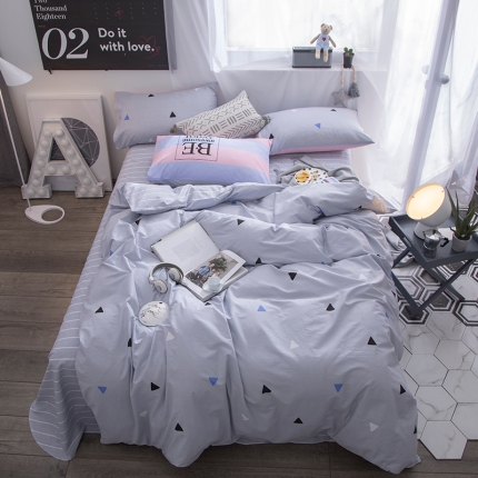 91家纺网 家纺一手货源 找家纺  芃成家纺 2020全棉133X72圆网四件套 眷恋