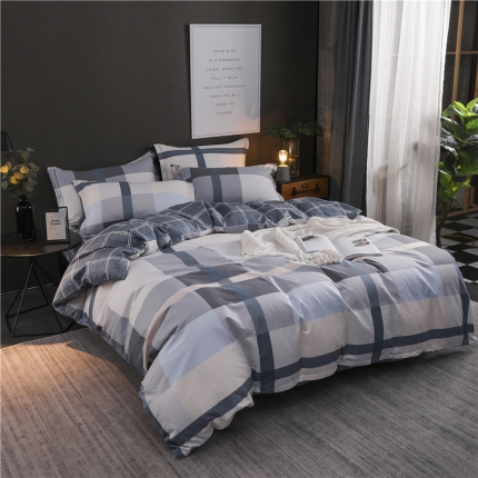 91家纺网 家纺一手货源 找家纺 芃成 2020新款全棉12868四件套 简约至上