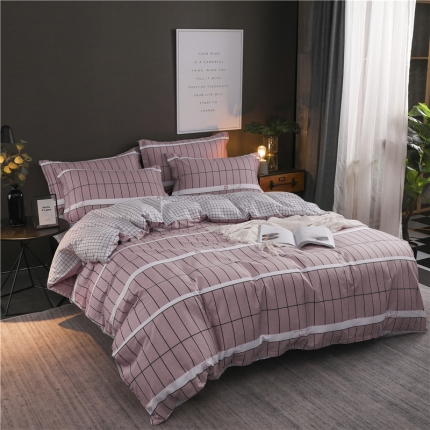 91家纺网 家纺一手货源 找家纺 芃成 2020新款全棉12868四件套 清歌