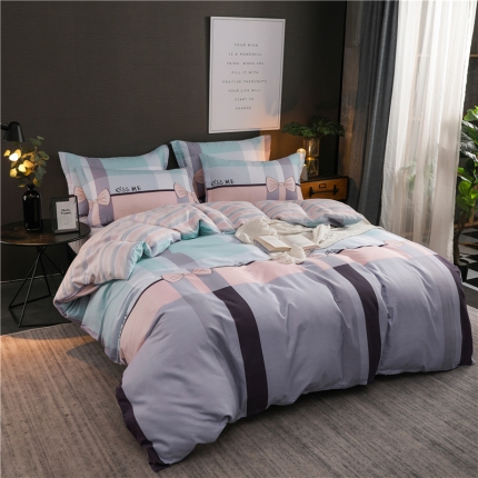 91家纺网 家纺一手货源 找家纺 芃成 2020新款全棉12868四件套 甜心玛丽