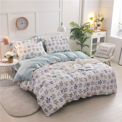 91家纺网 家纺一手货源 找家纺 芃成 2020新款全棉12868四件套 伊人梦