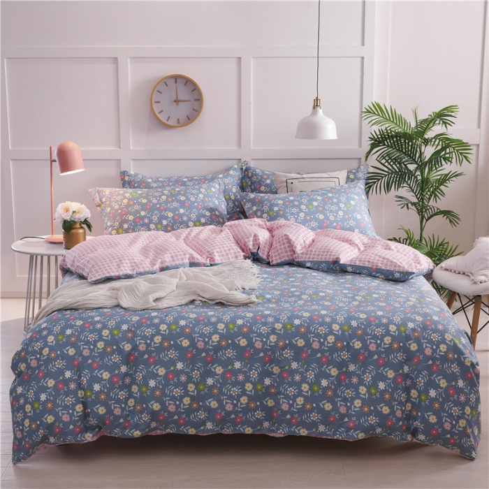 91家纺网 家纺一手货源 找家纺 芃成 2020新款全棉12868四件套 花溪