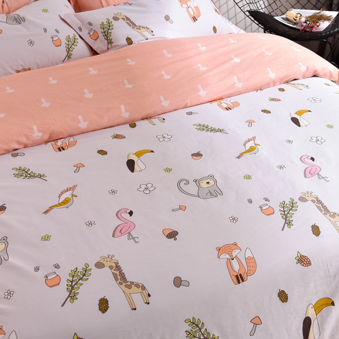 91家纺网 家纺一手货源 找家纺 芃成 2020新款全棉13070四件套  布娜拉