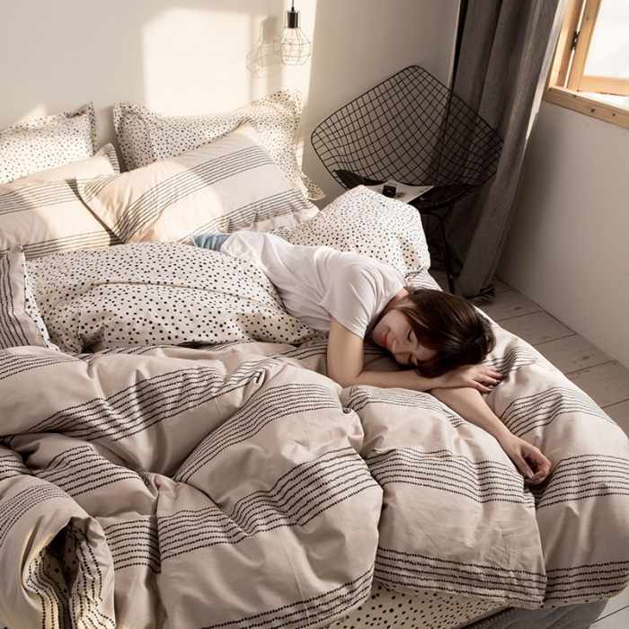 91家纺网 家纺一手货源 找家纺 芃成 2020新款全棉13070四件套  格尔