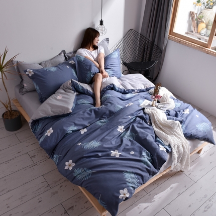 芃成 2020新款全棉13070四件套 叶语清风