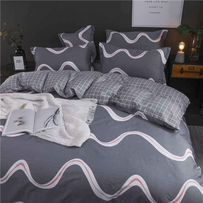 91家纺网 家纺一手货源 找家纺 芃成 2020新款全棉12868四件套 缤纷飞扬