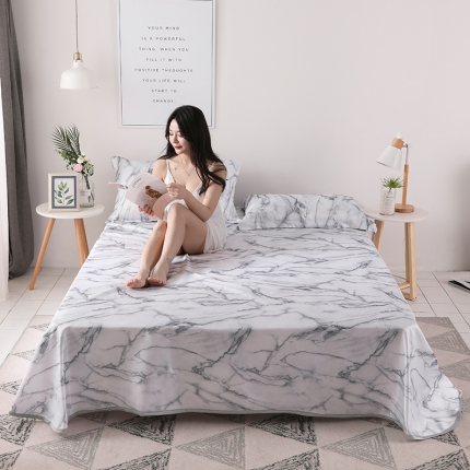 芃成 2020新款床单款凉席三件套 理石纹