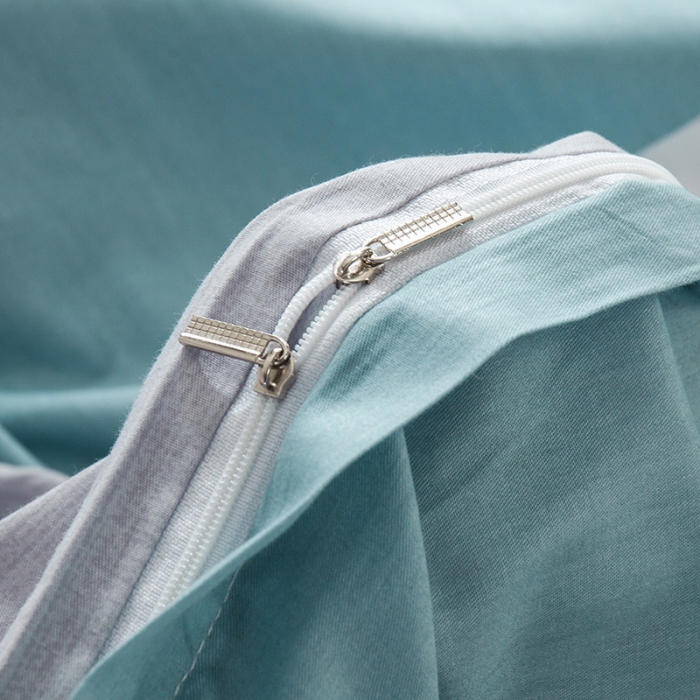 91家纺网 家纺一手货源 找家纺 芃成 2020新款洛卡全棉12868单被套 博士兔蓝