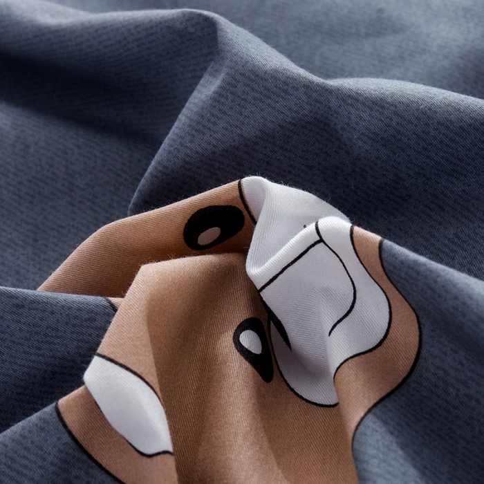 91家纺网 家纺一手货源 找家纺 芃成 2020新款洛卡全棉12868单被套 布朗熊