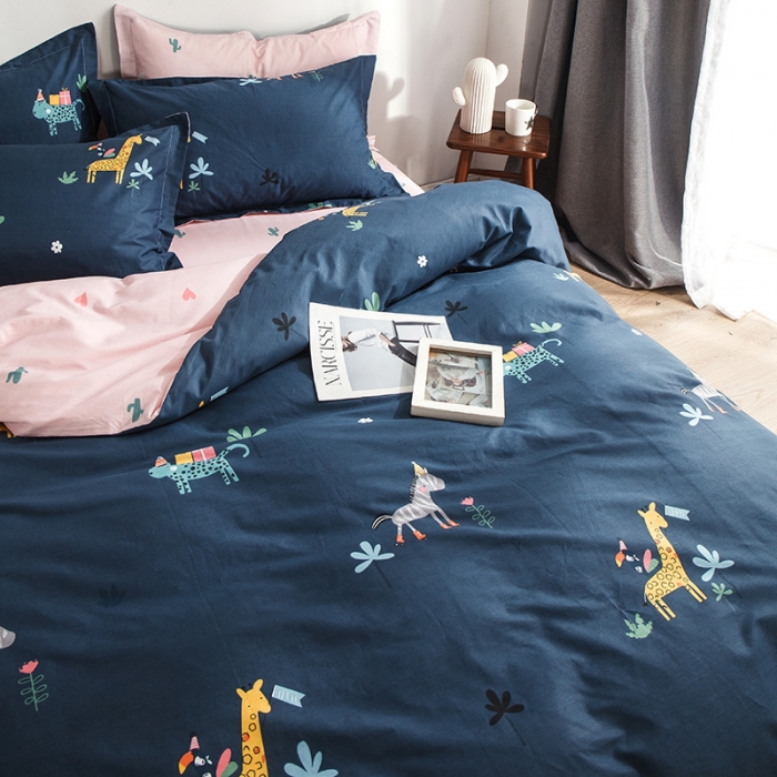 91家纺网 家纺一手货源 找家纺 芃成 2020新款洛卡全棉12868单被套 格林童趣