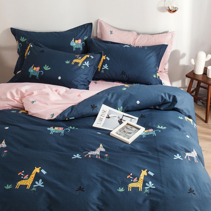 91家纺网 家纺一手货源 找家纺 芃成 2020新款洛卡全棉12868单被套 格林童趣