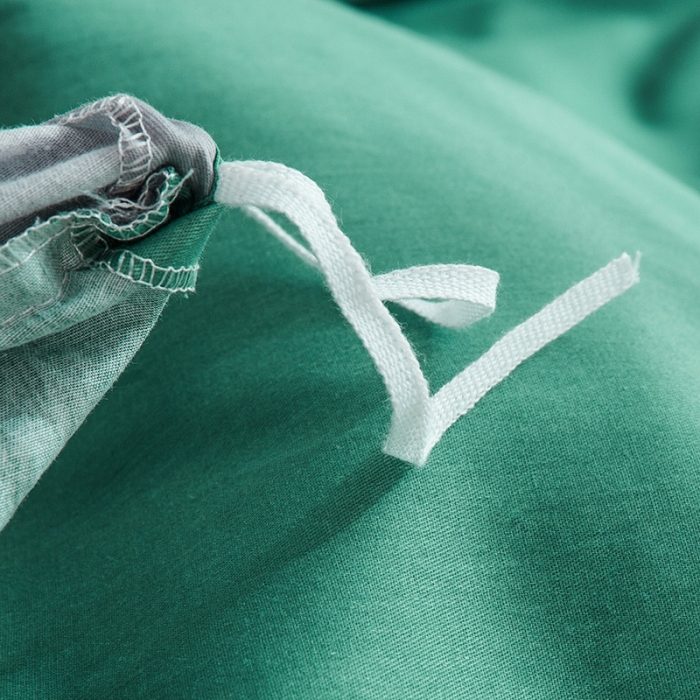 91家纺网 家纺一手货源 找家纺 芃成 2020新款洛卡全棉12868单被套 胡萝卜绿