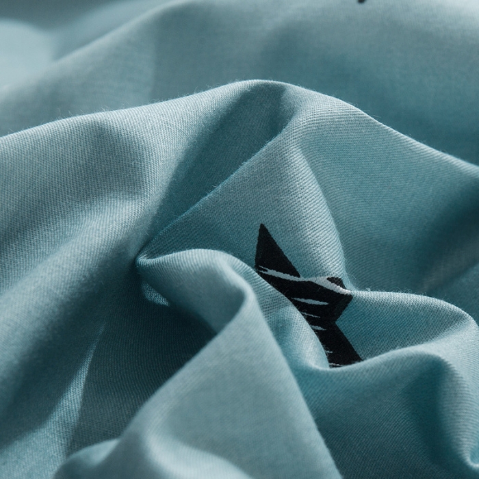 91家纺网 家纺一手货源 找家纺 芃成 2020新款洛卡全棉12868单床单 博士兔蓝