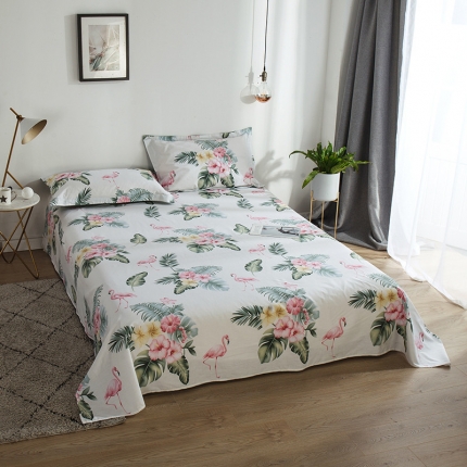 芃成 2020新款洛卡全棉12868单床单 绿野仙踪绿