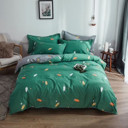 91家纺网 家纺一手货源 找家纺 （总）芃成 2020洛卡全棉12868四件套床笠款