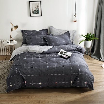 芃成 2020新款洛卡全棉12868单被套 光辉岁月灰