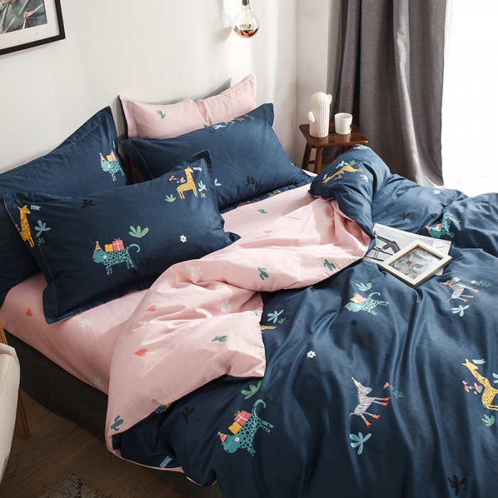 91家纺网 家纺一手货源 找家纺 芃成 2020洛卡全棉12868四件套 格林童趣