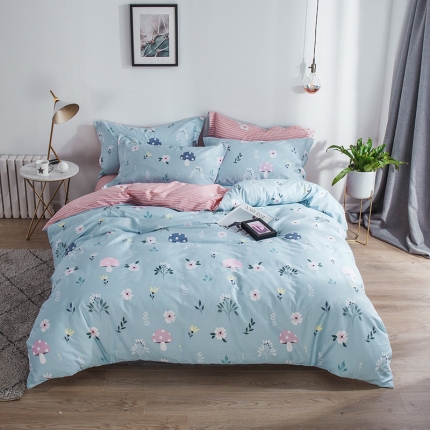 91家纺网 家纺一手货源 找家纺 芃成 2020洛卡全棉12868四件套 碎花拾影