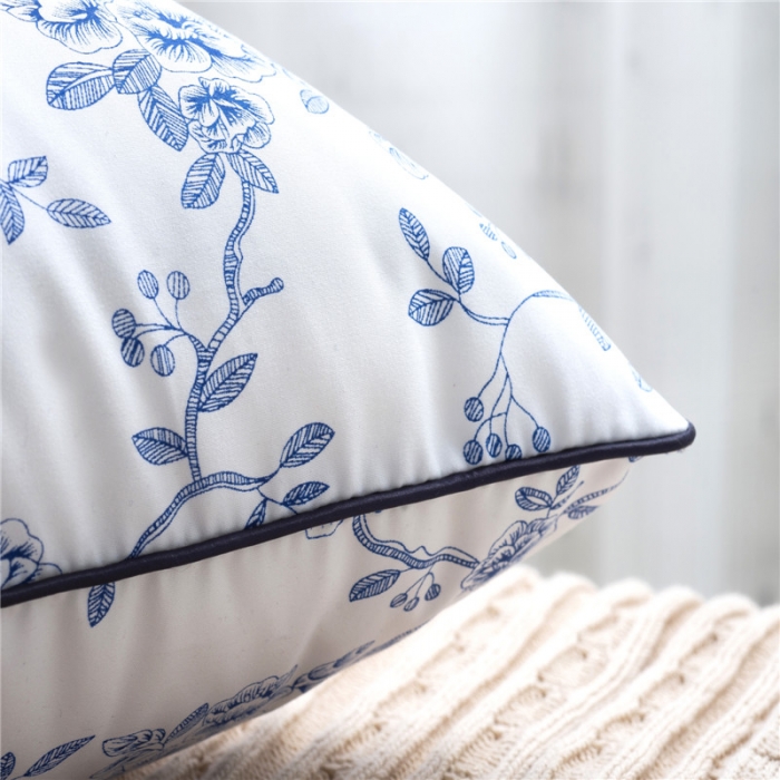 91家纺网 家纺一手货源 找家纺 贤内助家纺 青花瓷舒适枕枕芯枕头