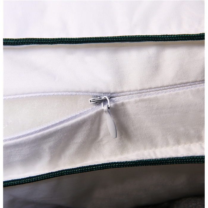 91家纺网 家纺一手货源 找家纺 贤内助 全棉奢绣羽丝定型枕舒适枕安睡枕枕芯枕头 蓝色