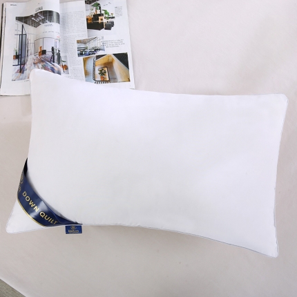 91家纺网 家纺一手货源 找家纺 贤内助 磨毛亲肤护颈枕舒适枕安睡枕枕头枕芯 白色
