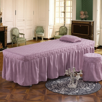 91家纺网 家纺一手货源 找家纺 （总）乐逸家纺 3D压花刺绣款美容床罩单品床裙