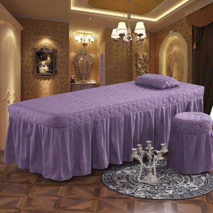 91家纺网 家纺一手货源 找家纺 （总）乐逸家纺 3D压花刺绣款美容床罩单品床裙