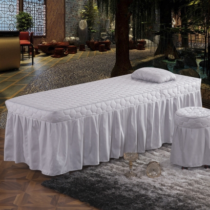 91家纺网 家纺一手货源 找家纺 （总）乐逸家纺 3D压花刺绣款美容床罩单品床裙