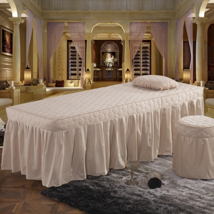 91家纺网 家纺一手货源 找家纺 （总）乐逸家纺 3D压花刺绣款美容床罩单品床裙