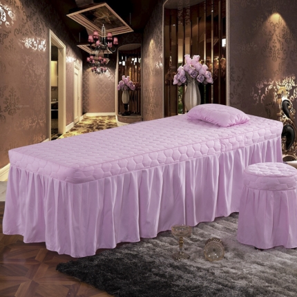 91家纺网 家纺一手货源 找家纺 （总）乐逸家纺 3D压花刺绣款美容床罩单品床裙