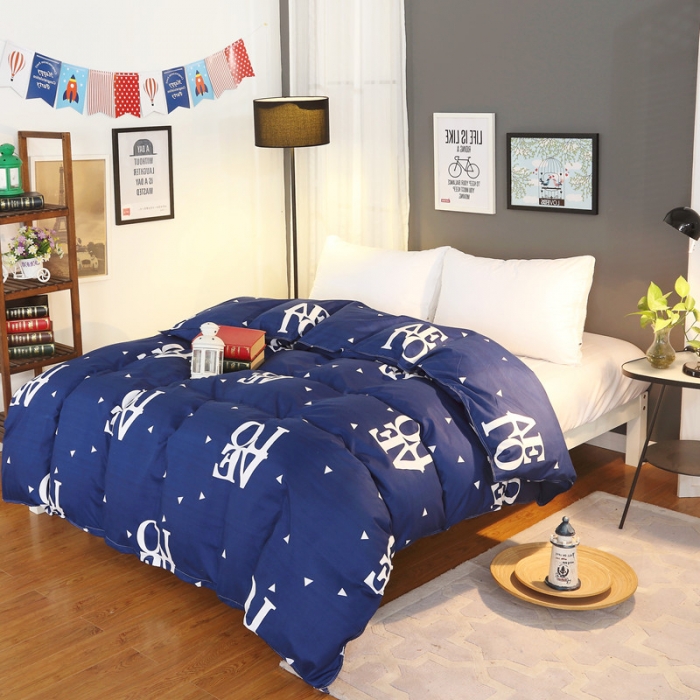 91家纺网 家纺一手货源 找家纺 曼璐家纺 芦荟棉单品被套仿棉被套单件爱的永恒