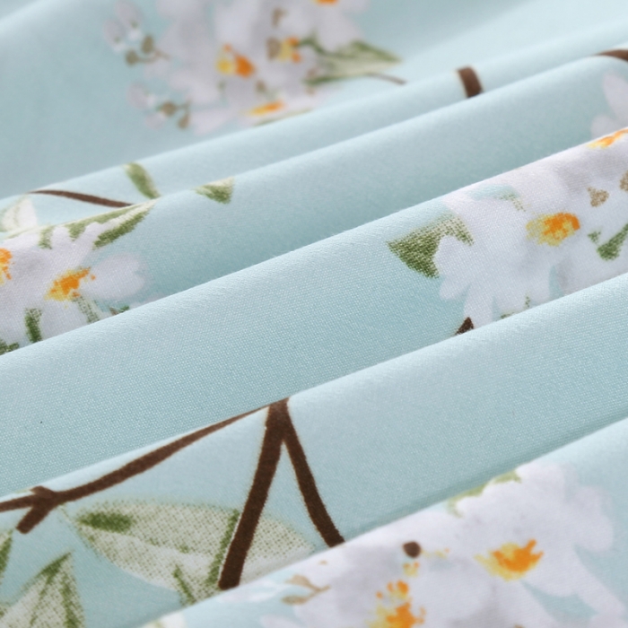 91家纺网 家纺一手货源 找家纺 曼璐家纺 芦荟棉单品被套仿棉被套单件情谊正浓