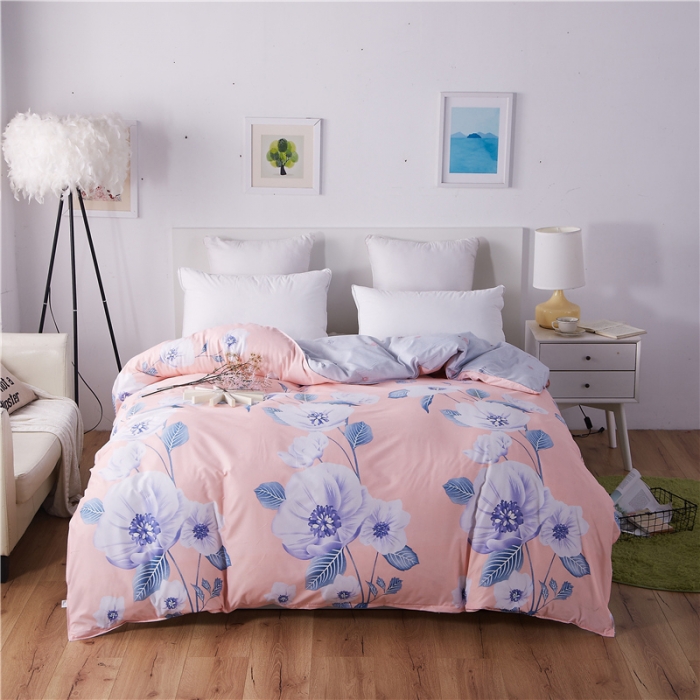 91家纺网 家纺一手货源 找家纺 曼璐家纺 芦荟棉单品被套仿棉被套单件香满园