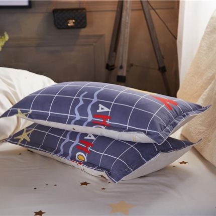 91家纺网 家纺一手货源 找家纺 曼璐家纺 芦荟棉枕套一对拍二单只装海洋世界