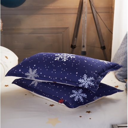 91家纺网 家纺一手货源 找家纺 曼璐家纺 芦荟棉枕套一对拍二单只装雪花风情