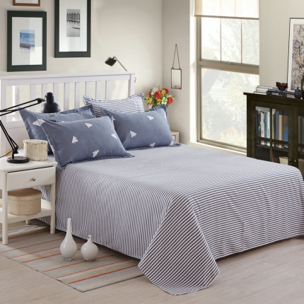 91家纺网 家纺一手货源 找家纺 曼璐家纺 芦荟棉床单三件套 爱巢-B