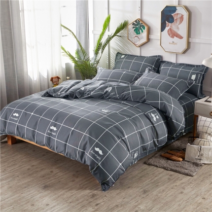 91家纺网 家纺一手货源 找家纺 （总）曼璐家纺 2025新款芦荟棉四件套被套床单床上用品