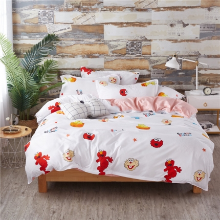 91家纺网 家纺一手货源 找家纺 （总）曼璐家纺  芦荟棉被套 单品被套 仿棉被套单件