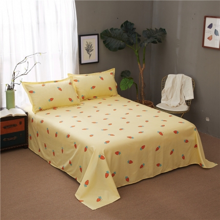 91家纺网 家纺一手货源 找家纺 （总）曼璐家纺 2025新款芦荟棉床单三件套