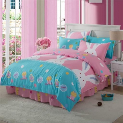 91家纺网 家纺一手货源 找家纺 （总）八十八号家纺 全棉床裙四件套