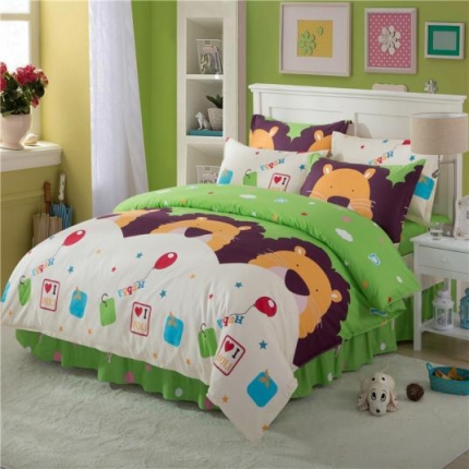 91家纺网 家纺一手货源 找家纺 （总）八十八号家纺 全棉床裙四件套