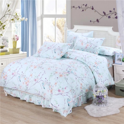 91家纺网 家纺一手货源 找家纺 （总）八十八号家纺 全棉床裙四件套